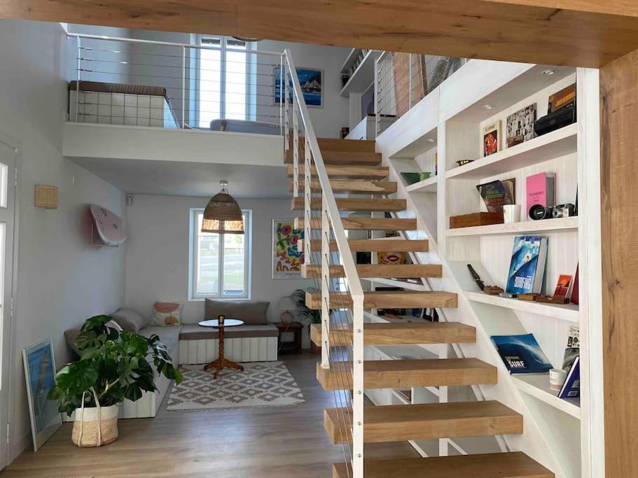 Beautiful Beach House In Front Of The Ocean Biarritz Extérieur photo
