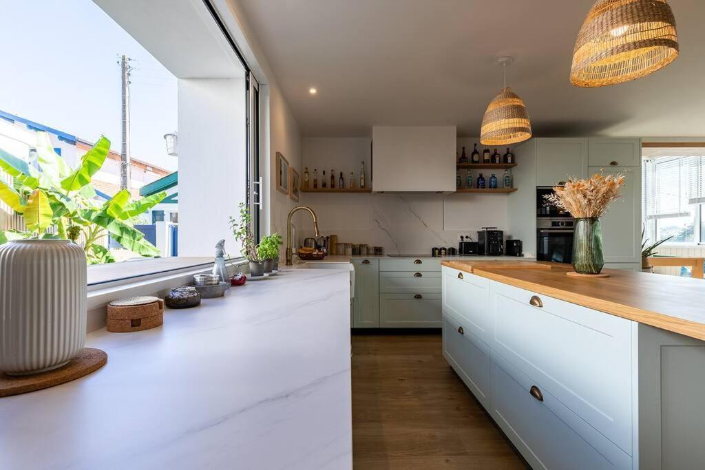 Beautiful Beach House In Front Of The Ocean Biarritz Extérieur photo
