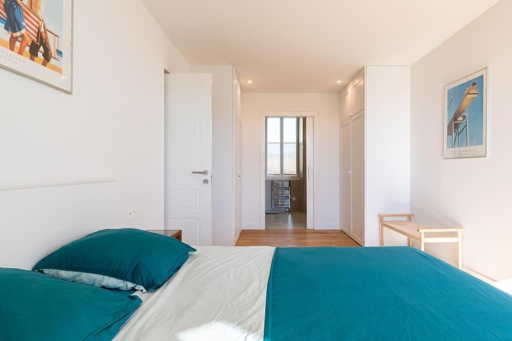 Beautiful Beach House In Front Of The Ocean Biarritz Extérieur photo